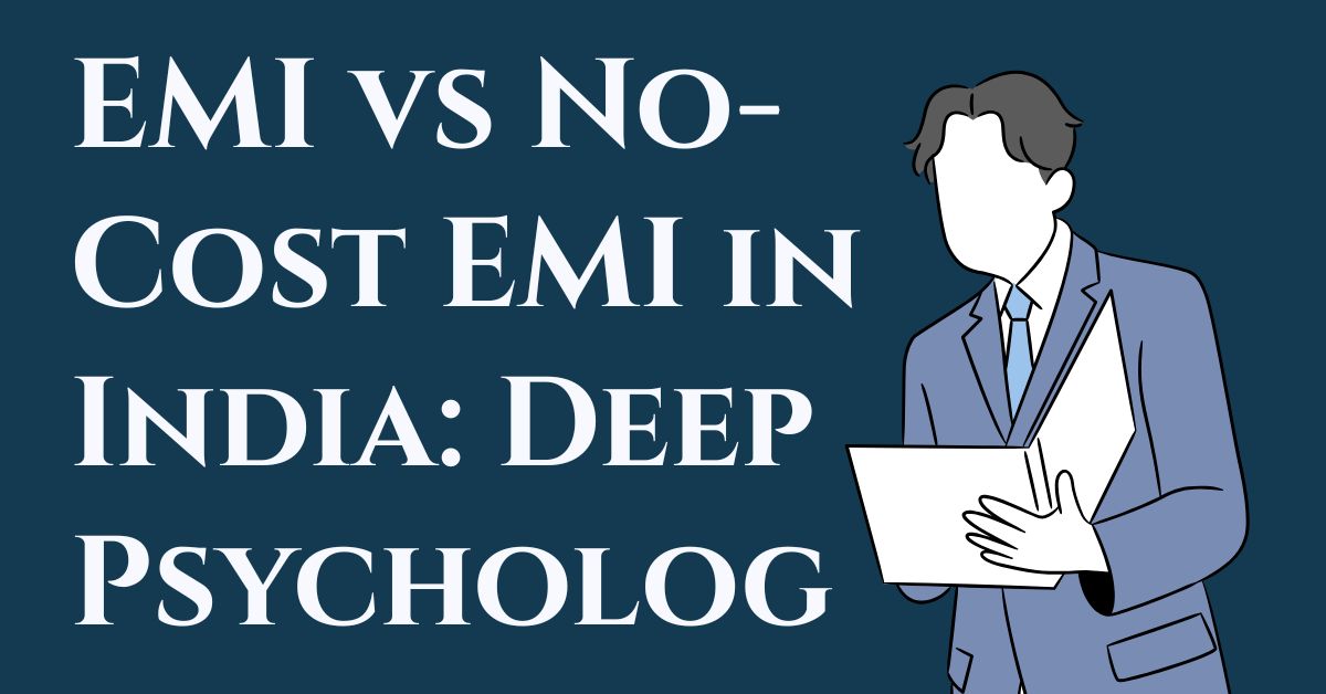 EMI vs No-Cost EMI in India: Deep Psychology, Pricing Strategy